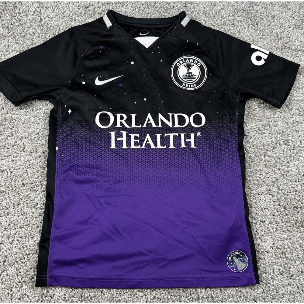 Orlando Pride Nike Dri Fit Youth Soccer Jersey Purple Medium
